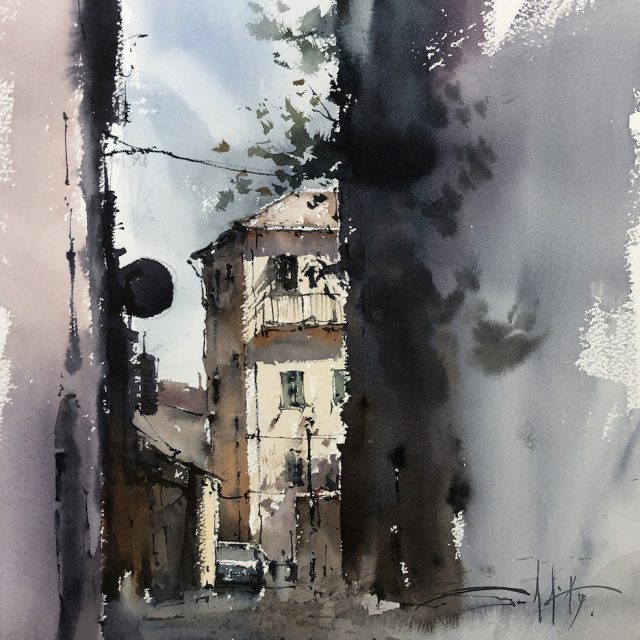 Cityscape and Urban Sketching in Watercolor with Michael Solovyev