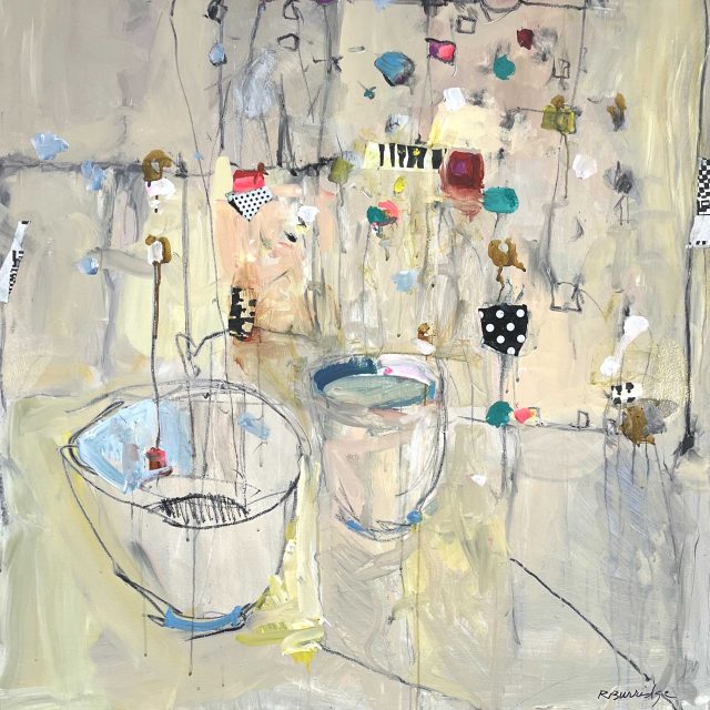 Abstract Acrylic Painting & Collage with Robert Burridge
